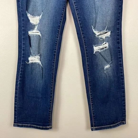 Kancan Mid Rise Skinny Stretch Cropped Jeans. Size 28. - Picture 5 of 14